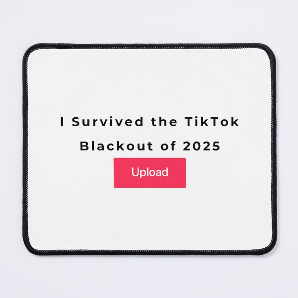 Artikelvorschau, Ich habe den TikTok-Blackout von 2025 überlebt entworfen und verkauft von MightyPenShop.