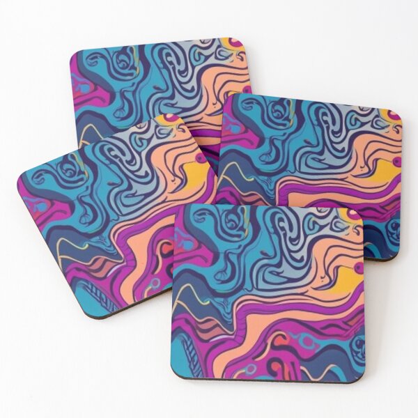 Item preview, Abstract & Colorful Memphis Pattern  designed and sold by Matoo5062.