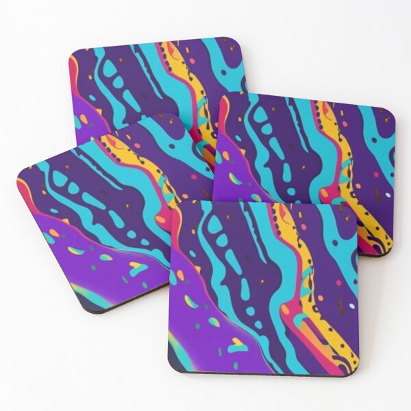 Item preview, Abstract & Colorful Memphis Pattern  designed and sold by Matoo5062.