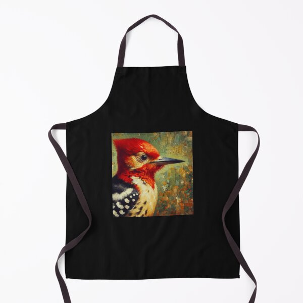Item preview, "Vivid Woodpecker in Abstract Nature" designed and sold by mustardseed-410.