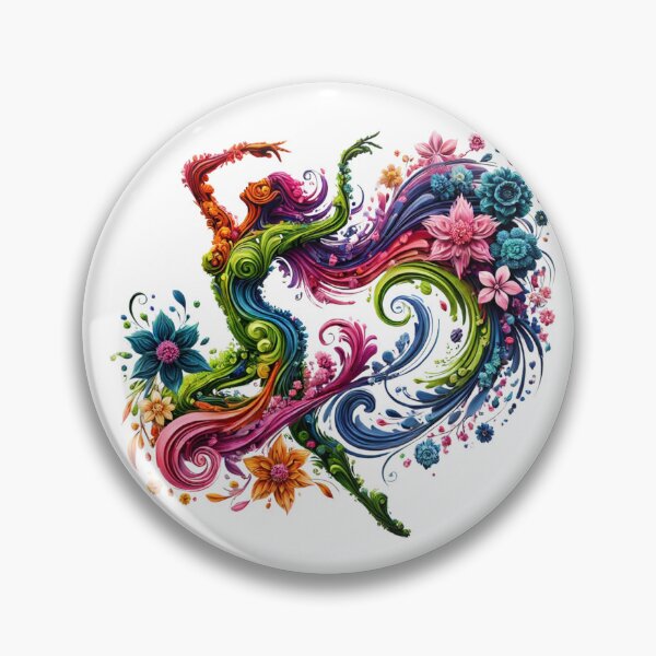 Item preview, Floral Dance: An Abstract Celebration of Movement designed and sold by Designeerguy.