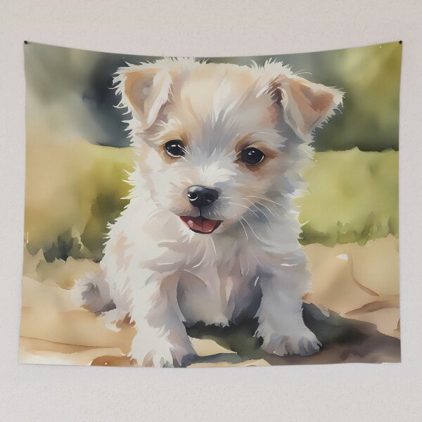 Item preview, Cute White Puppy Dog designed and sold by CalmnessbyChoice.