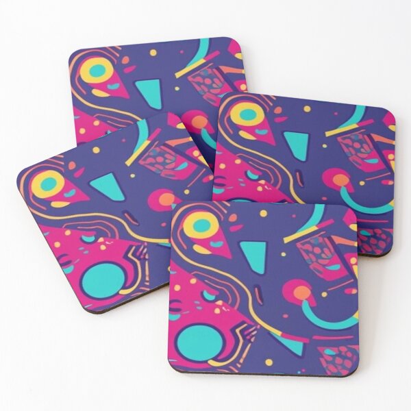 Item preview, Abstract & Colorful Memphis Pattern  designed and sold by Matoo5062.