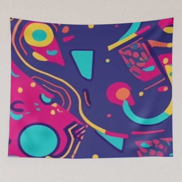 Item preview, Abstract & Colorful Memphis Pattern  designed and sold by Matoo5062.