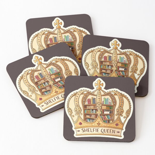 Item preview, Shelfie Queen, Book Lover, Bibliophile, Bookworm, Book Addict, ReadingTime, Stickers designed and sold by PixelStoneDesign .