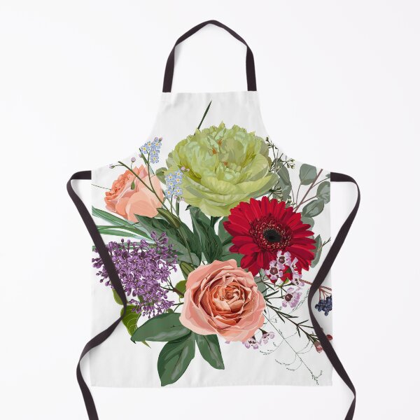 Item preview, Hand drawn illustration of a beautiful peonies and garden flowers bouquet. designed and sold by MatyKotiv.