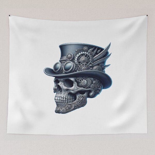 Item preview, Skull Wearing a Top Hat designed and sold by Gentle40Winks.