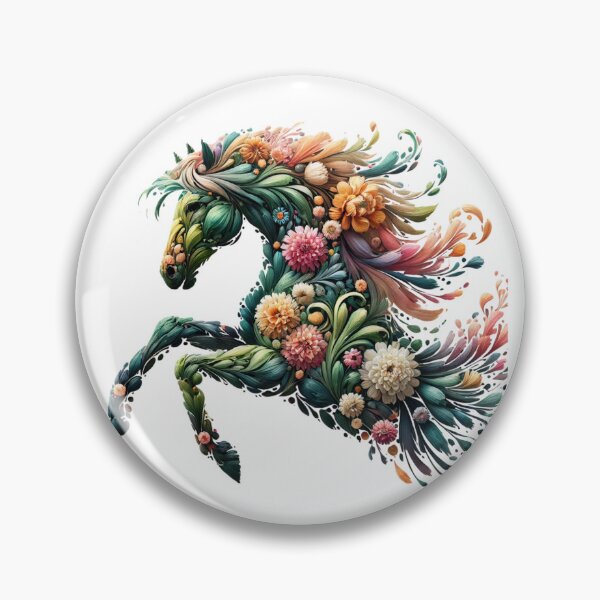 Item preview, Floral Majesty: The Horse of Nature designed and sold by Designeerguy.