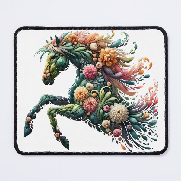 Item preview, Floral Majesty: The Horse of Nature designed and sold by Designeerguy.