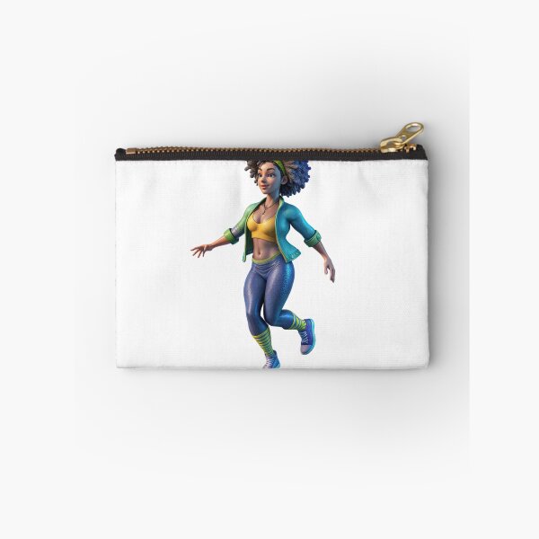 Item preview, 3D Animated Character in Vibrant Athletic Outfit on Black Background designed and sold by Creative88Art.