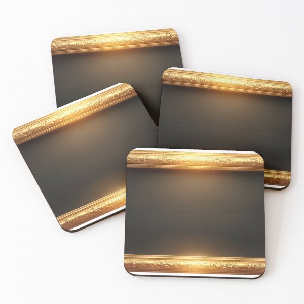Item preview, Ornate Rectangular Golden Frame with Intricate Floral Designs designed and sold by Creative88Art.