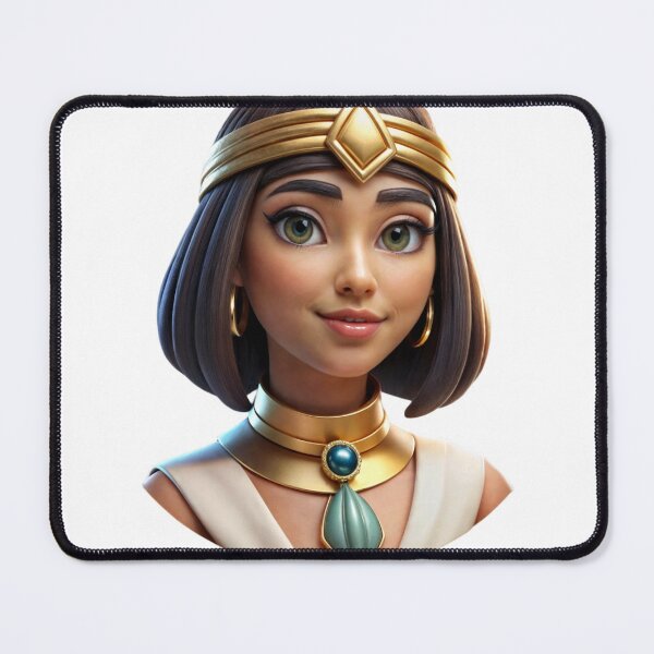 Item preview, Digitally Rendered Character with Gold Jewelry and Regal Theme designed and sold by Creative88Art.