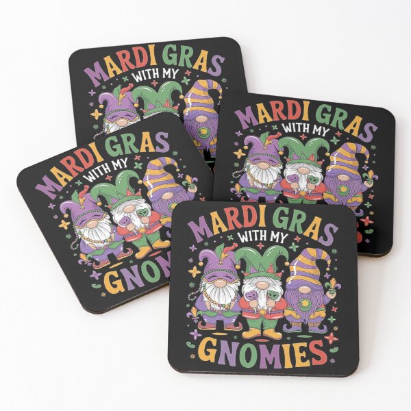 Item preview, Mardi Gras Gnomes Festive Carnival Design designed and sold by love3617.
