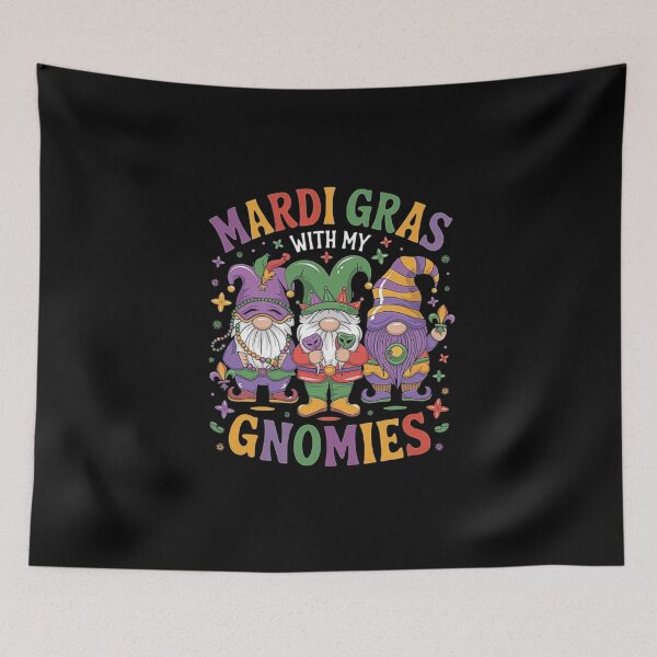 Item preview, Mardi Gras Gnomes Festive Carnival Design designed and sold by love3617.