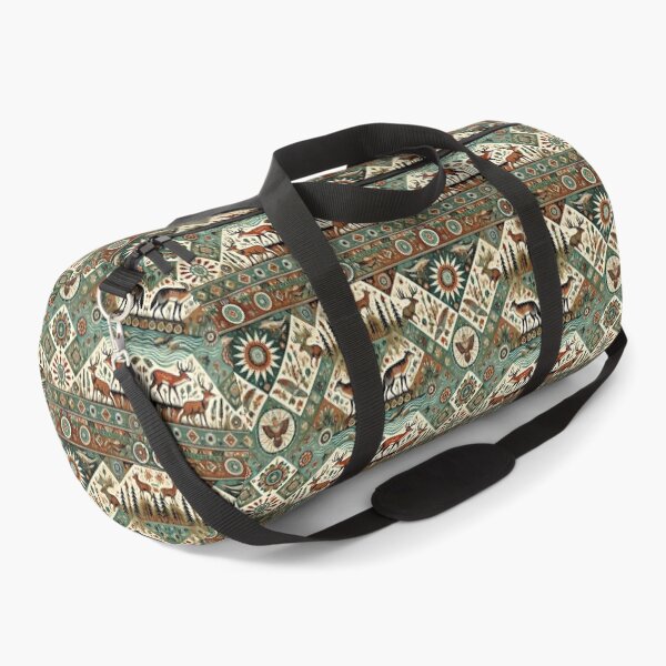 Item preview, Kickapoo Tribe: A Seamless Tiling Pattern of Nature and Spirit designed and sold by Meta2Physical.