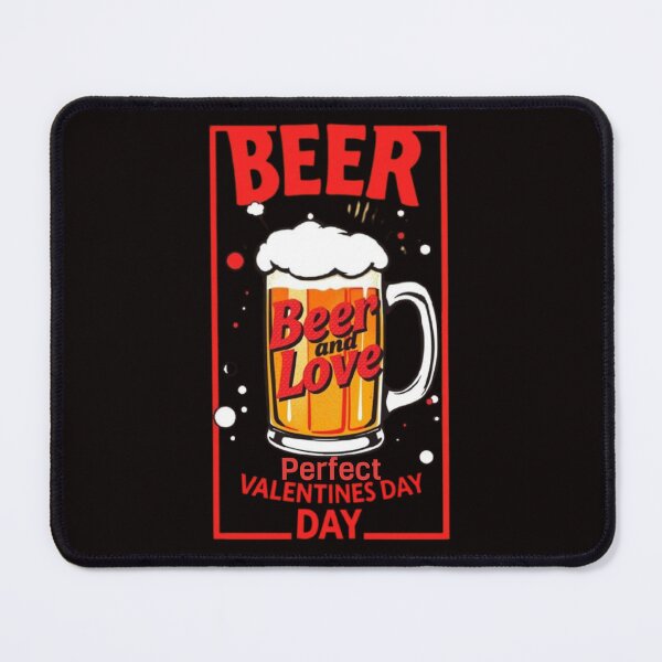 Item preview, "Beer + Love = Perfect Valentine's Day" designed and sold by Creative128.