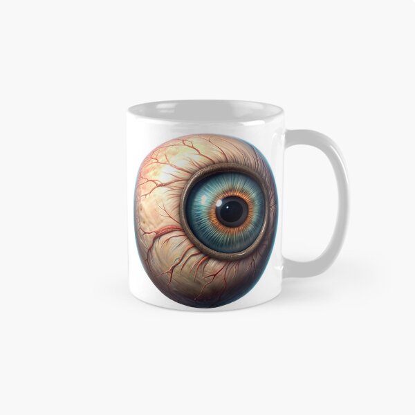 Item preview, Hyper Realistic Human Eye with Metallic Ring on Black Background designed and sold by Creative88Art.
