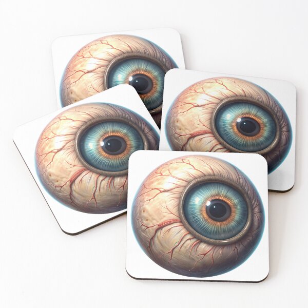 Item preview, Hyper Realistic Human Eye with Metallic Ring on Black Background designed and sold by Creative88Art.