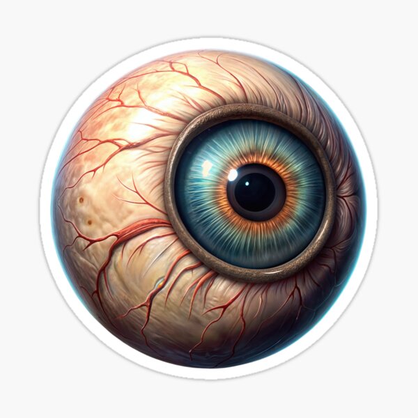 Item preview, Hyper Realistic Human Eye with Metallic Ring on Black Background designed and sold by Creative88Art.