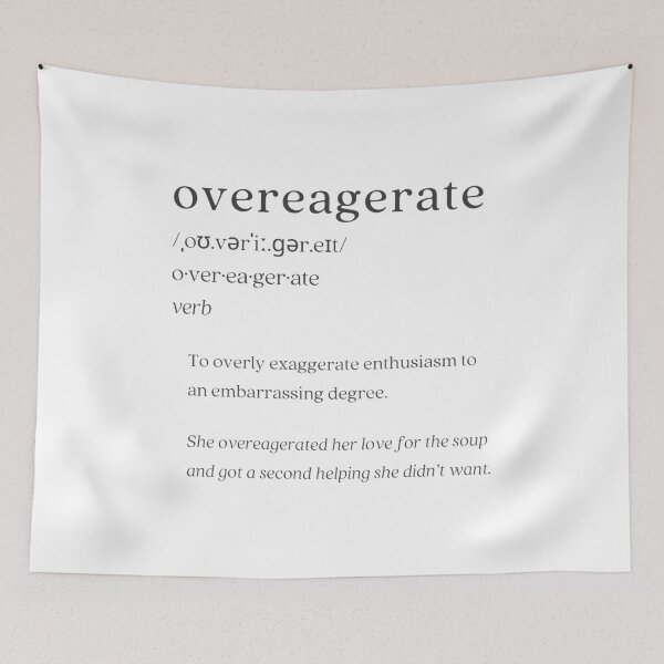 Item preview, Dictionary: overeagerate designed and sold by nature. electrified..
