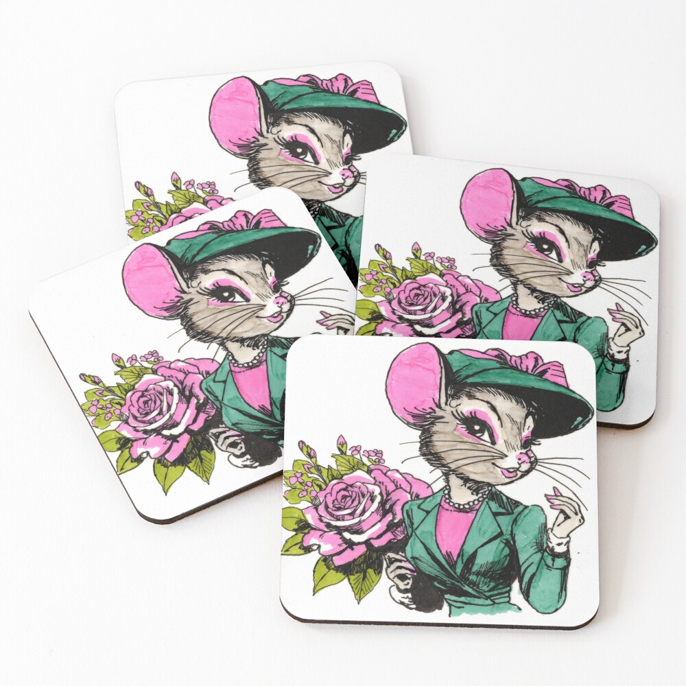 Item preview, Coasters (Set of 4) designed and sold by Scribbles & Doodles by Jinx.