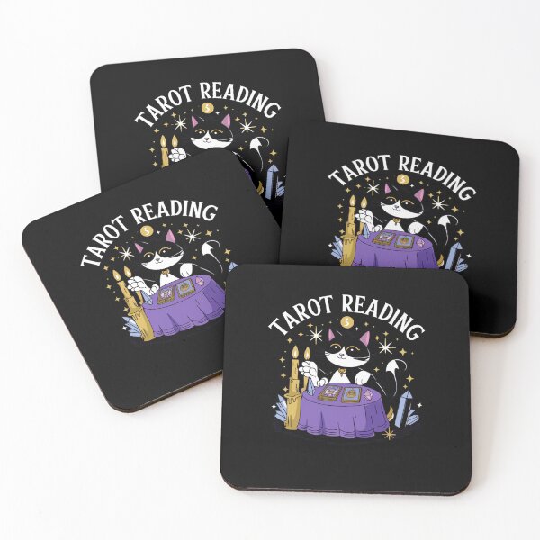 Item preview, Cat doing tarot designed and sold by Mateusz Majcherek.
