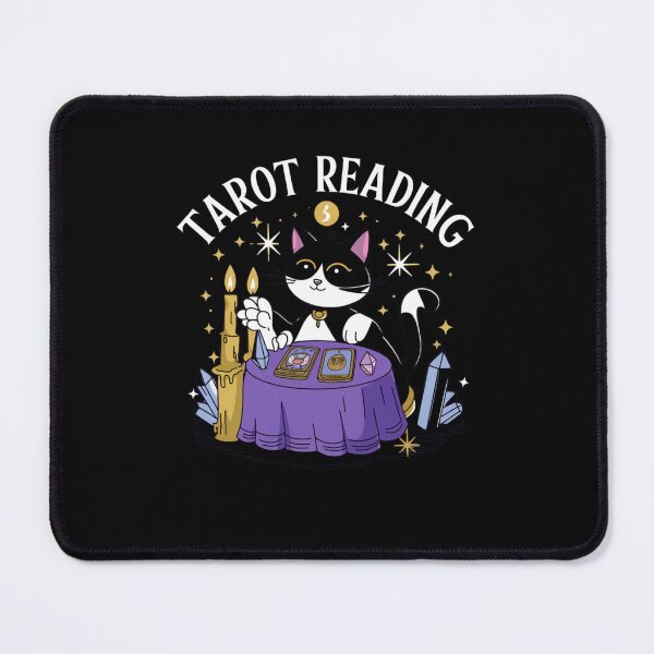 Item preview, Cat doing tarot designed and sold by Mateusz Majcherek.
