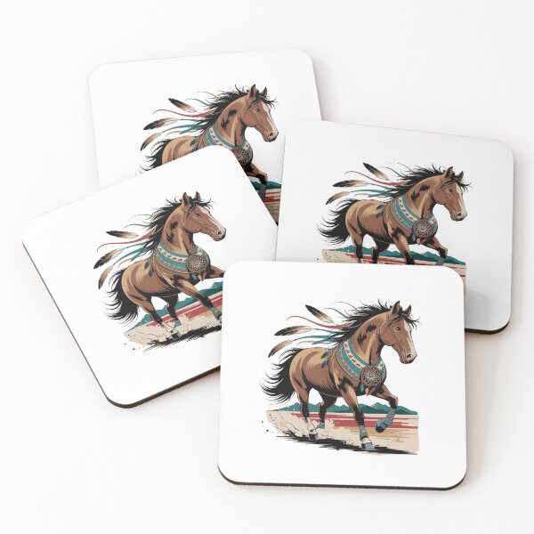 Item preview, native american horse designed and sold by Mateusz Majcherek.