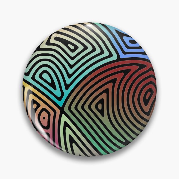 Item preview, colorful asymmetrical abstract shapes designed and sold by chambergambit.