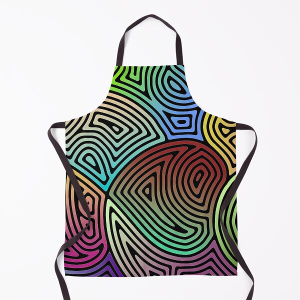 Item preview, colorful asymmetrical abstract shapes designed and sold by chambergambit.