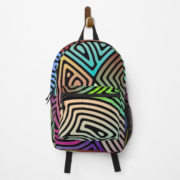 Item preview, colorful asymmetrical abstract shapes designed and sold by chambergambit.