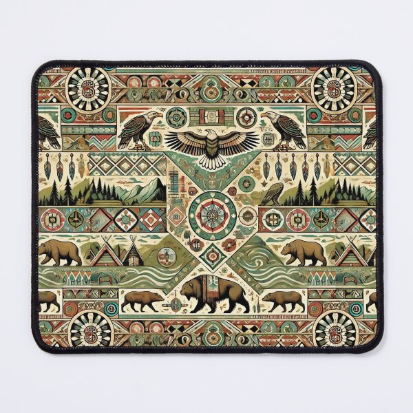 Item preview, Kootenai Tribe: A Seamless Pattern of Nature and Spirit designed and sold by Meta2Physical.