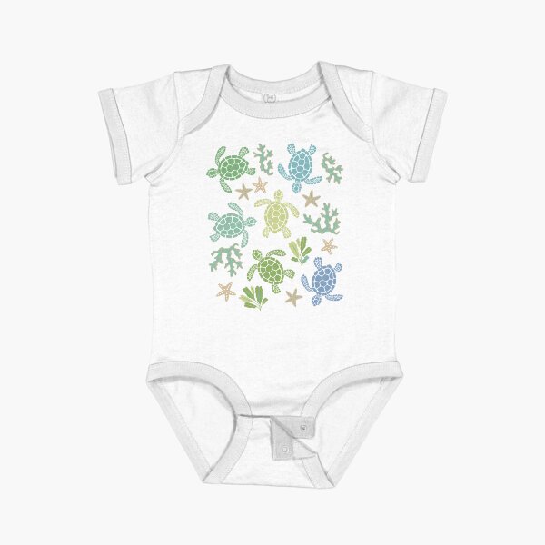 Item preview, Baby Sea Turtles Blue designed and sold by Barbara Pixton.