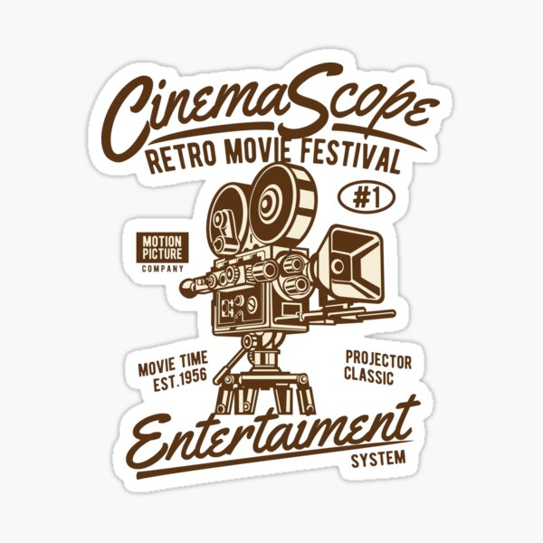 Item preview,  Retro Movie Cinema Camera Poster designed and sold by The Vintage Retro Store.
