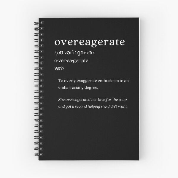 Item preview, Dictionary: overeagerate designed and sold by nature. electrified..