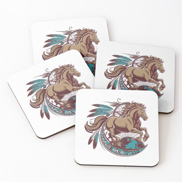 Item preview, native american horse designed and sold by Mateusz Majcherek.