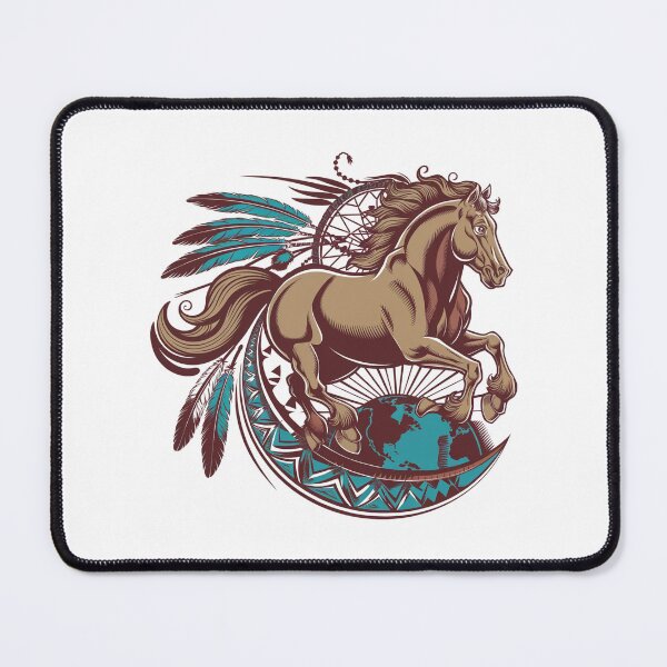 Item preview, native american horse designed and sold by Mateusz Majcherek.