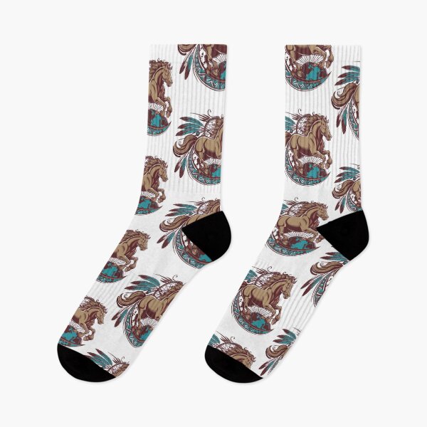 Item preview, native american horse designed and sold by Mateusz Majcherek.