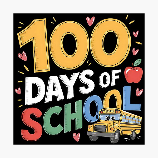 Item preview, 100 Days Of School designed and sold by holly-renee.