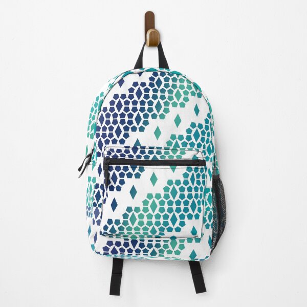 Item preview, Ocean Storm Blue Diamond and Honeycomb Pattern designed and sold by amgraphics.