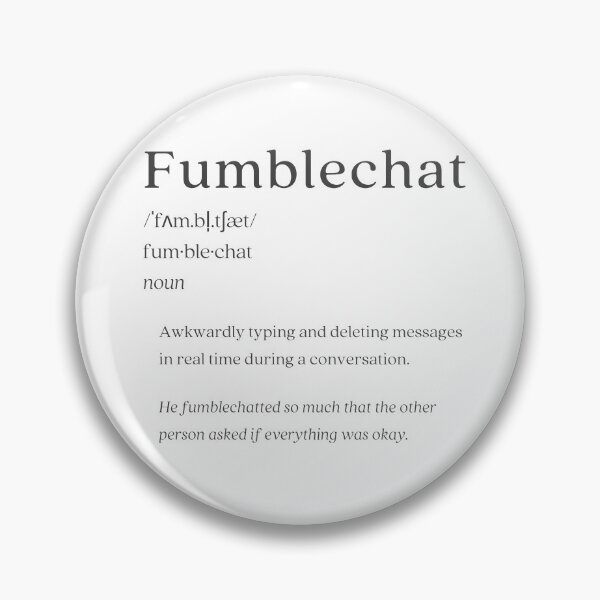 Item preview, Dictionary: Fumblechat designed and sold by nature. electrified..