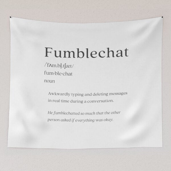 Item preview, Dictionary: Fumblechat designed and sold by nature. electrified..