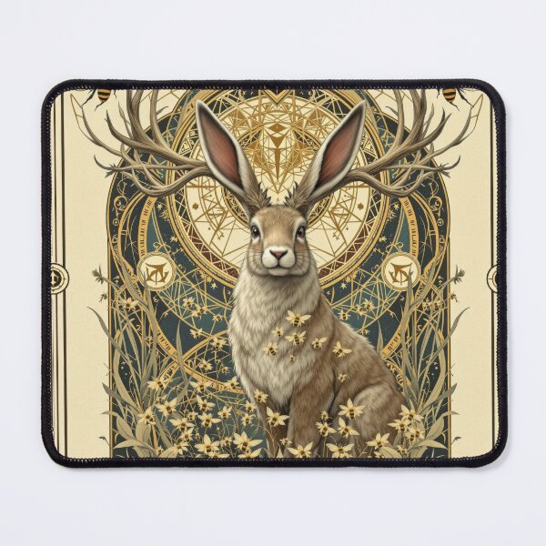 Item preview, Jackalope and Bees' Nest designed and sold by HabitableMoons.