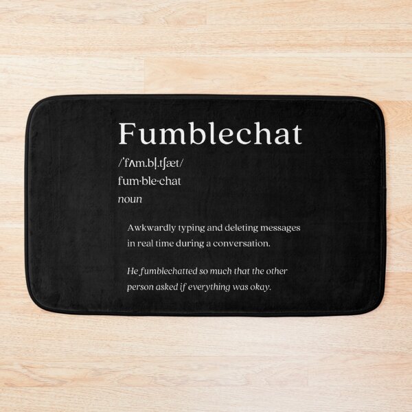 Item preview, Dictionary: Fumblechat designed and sold by nature. electrified..