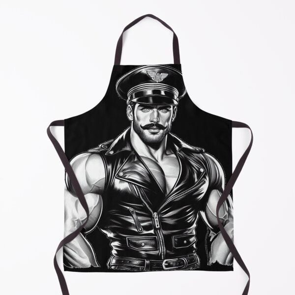 Item preview, 1940 Vintage Gay Berlin Leather Biker Power Daddy German Leder Pride Graphic Design designed and sold by ItsAKinkThing.