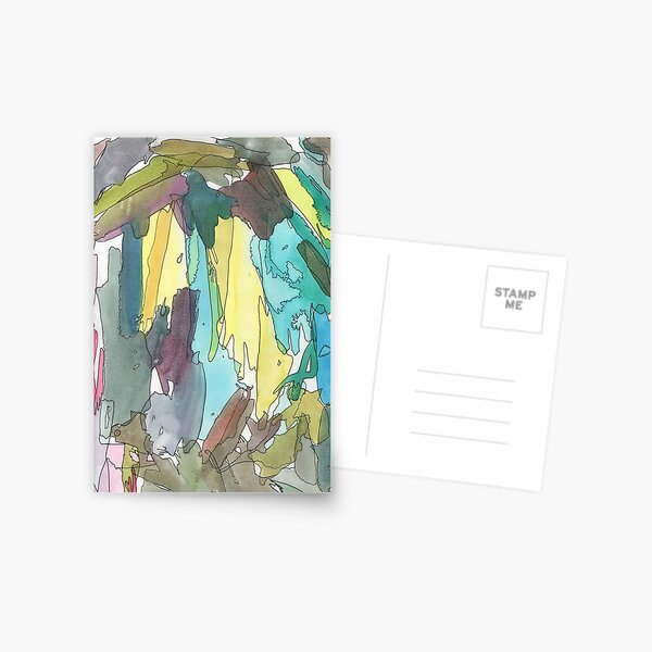Watercolor Swatch Pattern #1 Postcard