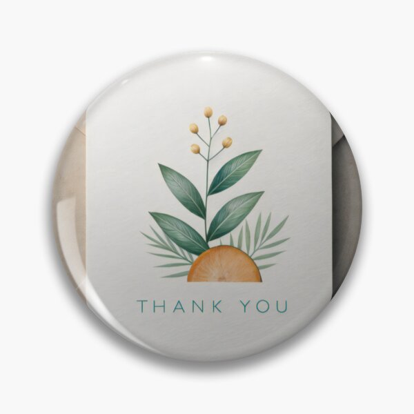 Item preview, Minimalist Thank You Card with Botanical Illustration on Envelope designed and sold by Creative88Art.