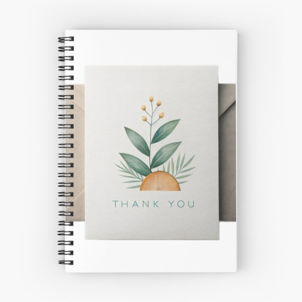 Item preview, Minimalist Thank You Card with Botanical Illustration on Envelope designed and sold by Creative88Art.