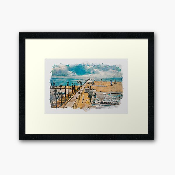 Praia Da Rocha 4 Algarve Portugal Framed Art Print