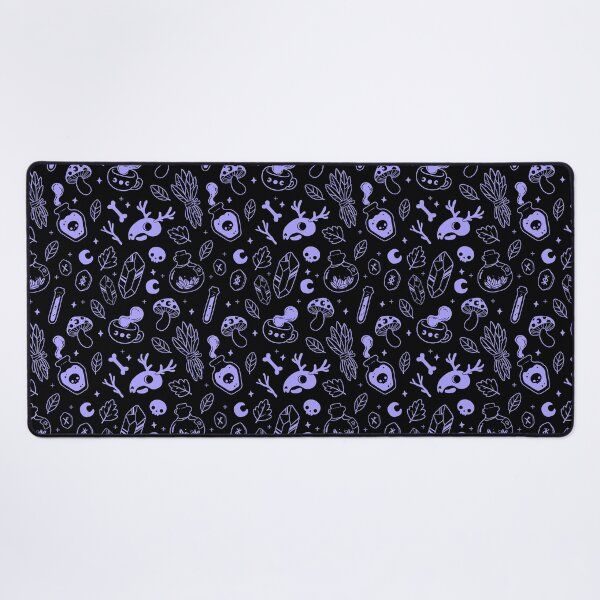 Vista previa del artículo con la obra «Ingredientes de brujas // Negro y morado | Nikury», diseñado y vendido por nikury.